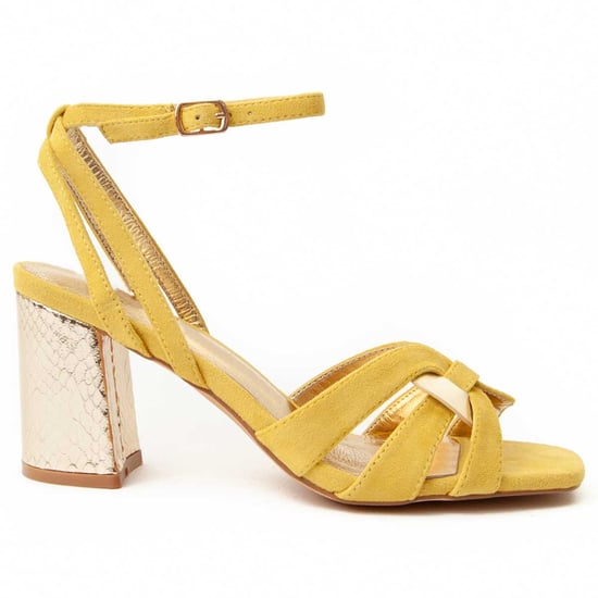 Montevita Heel Sandal Sanndal26 Yellow - Image 1