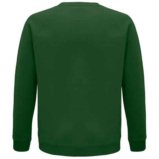 SOLS Unisex Adult Space Organic Raglan Sweatshirt (Fles groen) - Image 2