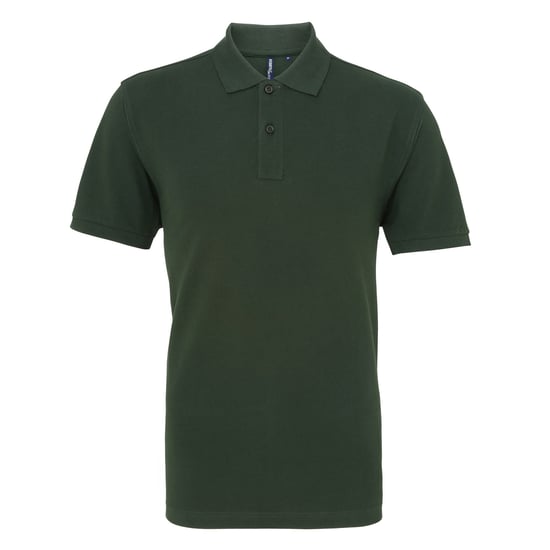 Asquith & Fox Mens Plain Short Sleeve Polo Shirt (Bottle) - Image 1