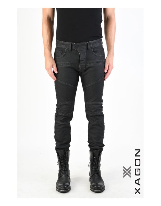 Xagon Jeans Bikers herrmodell Svart - Image 2