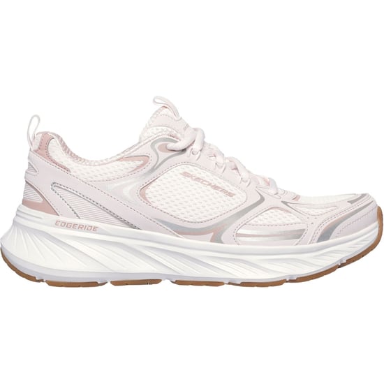 Skechers Edgeride Silver Eclipse Synthetic Damestrainers - Image 2