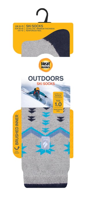 HEAT HOLDERS LITE - Thermal Ultra Thin Funky Ski Socks för damer - Image 2