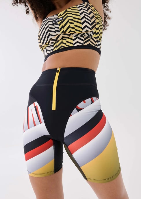 PE Nation Womens Propel Bike Short in Black