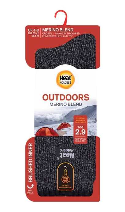 Ladies Thick Reinforced 2.9 TOG Winter Warm Merino Wool Thermal Socks - Image 2