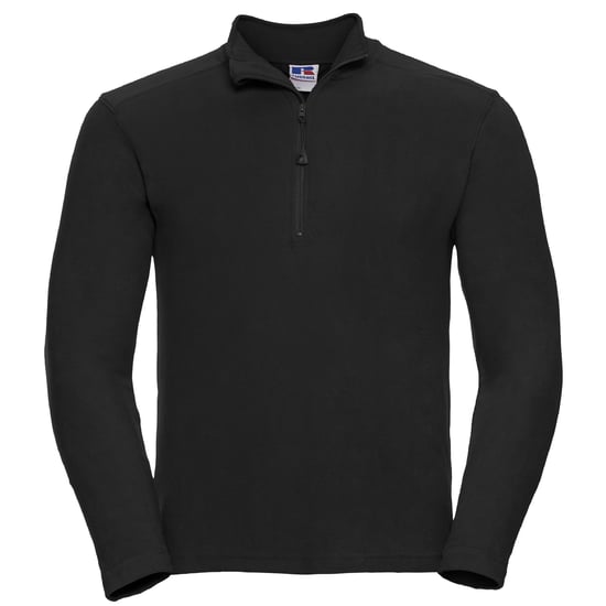 Russell Heren Authentieke Kwartier Ritssweatshirt (Zwart) - Image 1
