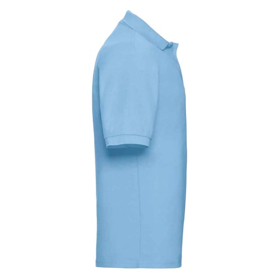 Russell Unisex Adult Classic Polycotton Polo Shirt (Sky) - Image 3