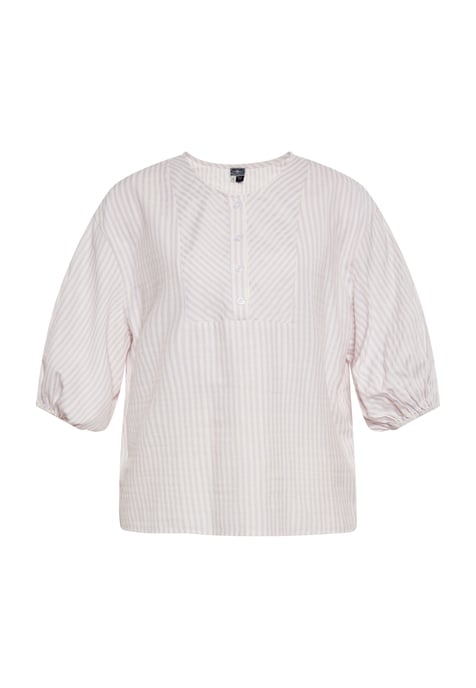 Dreimaster Blouse Dames Lichtpaars gebroken wit - Image 1