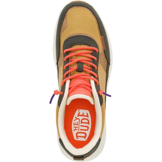 HEYDUDE Sirocco Alta Hype Nylon Heren Walnoot Sportschoenen - Image 4