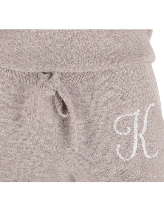 Premium Cashmere Knit Track Pants - Image 3