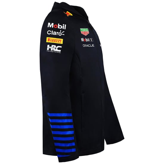 Red Bull Racing F1 2024 Team Mens Navy Track Jacket - Image 2