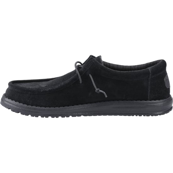 HEYDUDE Wally Suede Heren Zwart Bootschoenen - Image 4