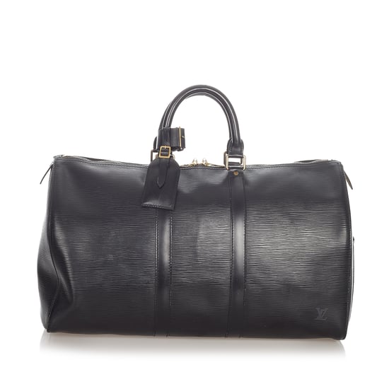 Vintage Louis Vuitton Epi Keepall 45 Black - Image 1