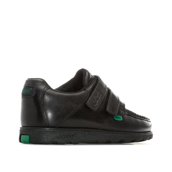 Kickers Junior Fragma Strap-sko i svart för pojkar - Image 3
