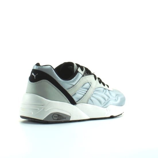 Puma Trinomic R698 Matt & Shine Grey Textile Mens Lace Up Trainers 359305 03