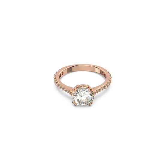 Swarovski 'Constella' Women's Gold Plated Metal Ring - Rose 5638548 - Image 1