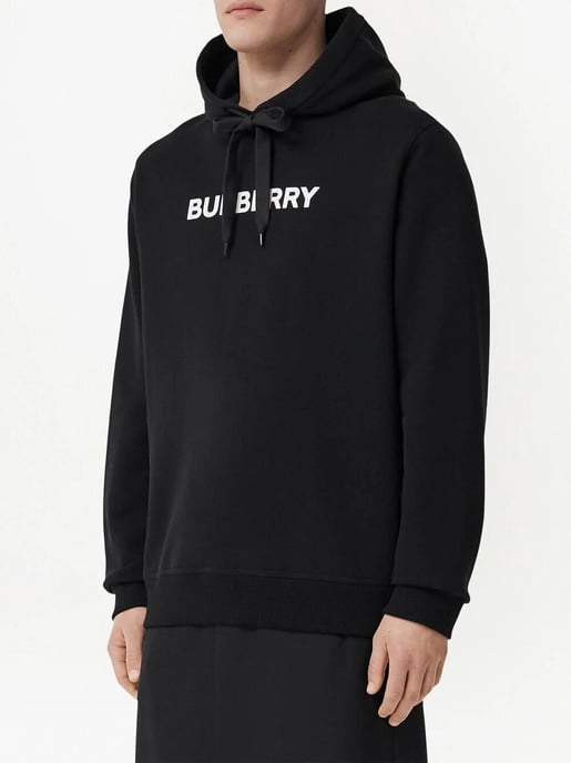 Burberry Ansdel Logo print Hoodie in Black - Image 2