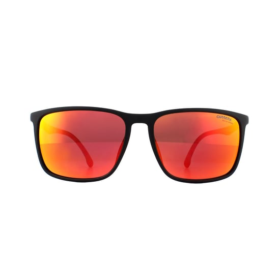 Carrera Sunglasses 8031/S BLX W3 Matte Black Red Red Mirror