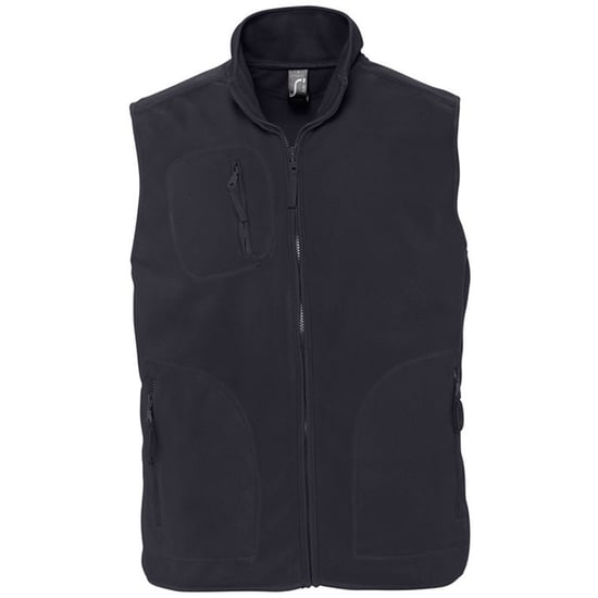 SOLS Norway Unisex Anti-Pill Fleece Bodywarmer / Gilet (Charcoal) - Image 1
