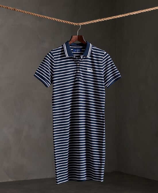 Superdry Organic Cotton Polo Dress