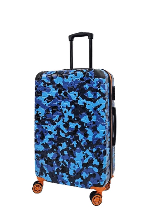 Hardshell Cabin Suitcase Robust 8 Wheel ABS Luggage Travel Bag