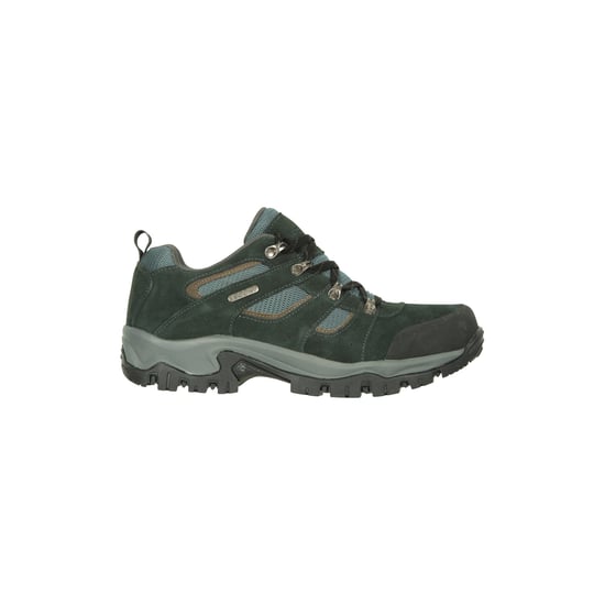 Mountain Warehouse Mens Voyage Suede Waterproof Walking Shoes (Black) - Image 4
