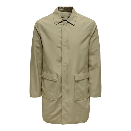 Only & Sons Mens Long Coat Lightweight