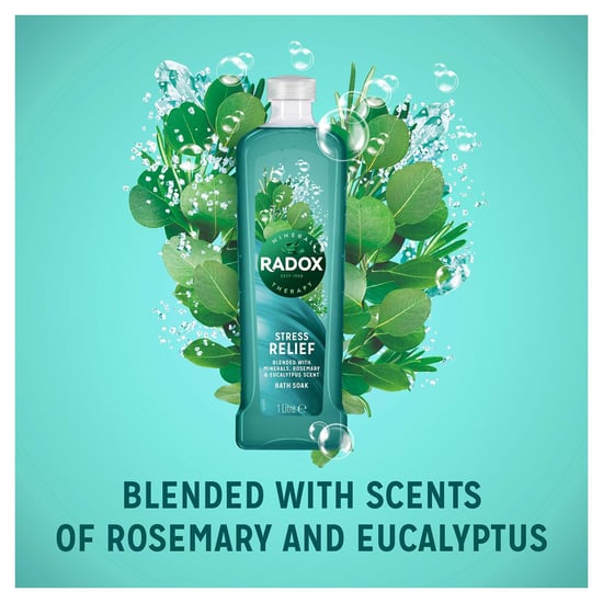 Radox Mineral Therapy Bath Soak Stress Relief, Rosemary & Eucalyptus Scent 6x1L