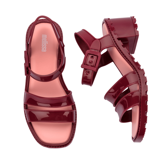 Iggy Red Heel Sandal - Image 3