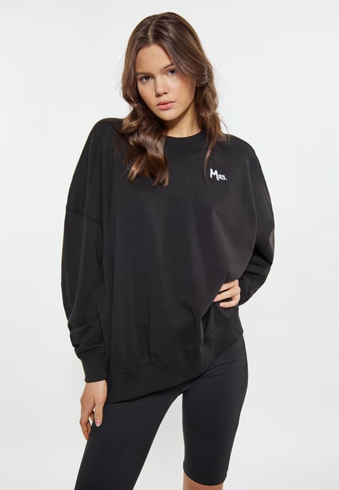 Mymo Sweatshirt Dames zwart - Image 3