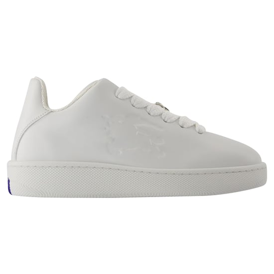 Box Sneakers - Burberry - Leather - White - Image 1
