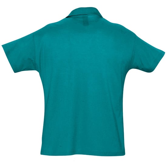 SOLS Heren Zomer II Pique Poloshirt met korte mouwen (Eendenblauw) - Image 2