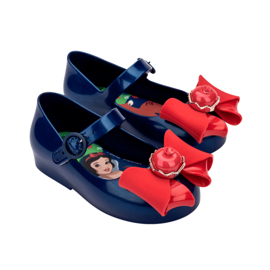 Sweet Love x Snow White Metallic Blue/Red Flats - Image 4