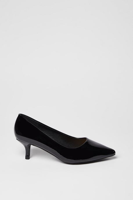 Wide Fit Dove Kitten Heel Court Shoes - Image 2