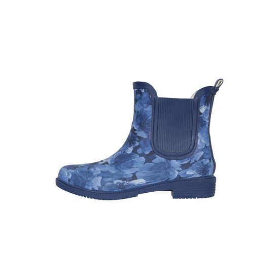 Mountain Warehouse Womens/Ladies Floral Rubber Wellington Boots (Dark Blue)