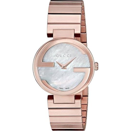 Gucci YA133515 Interlocking Mother of Pearl Dial Ladies Watch