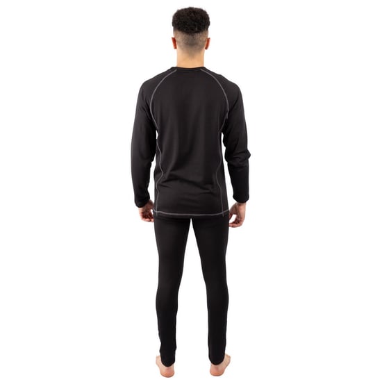 Trespass Unisex Adult Sandler Base Layer Set (Black)