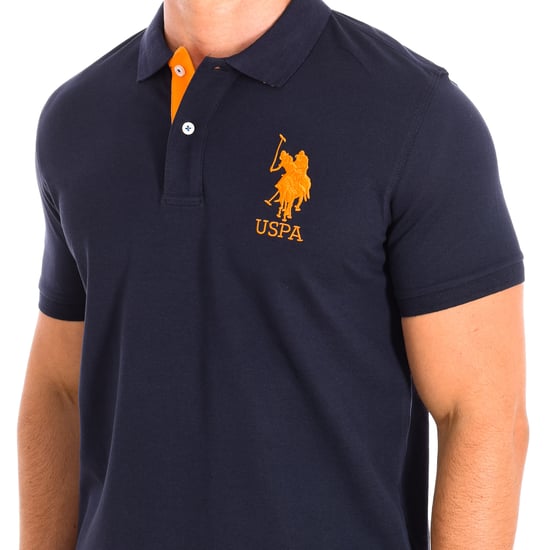 KORYCBAD Short Sleeve Polo with contrasting lapel collar 64779 man