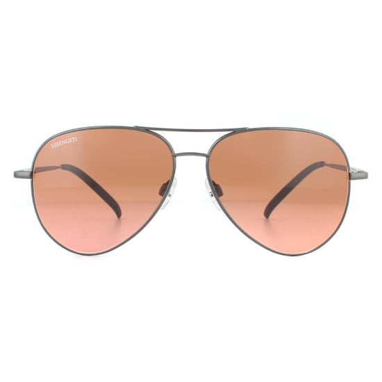Serengeti Sunglasses Carrara 8453 Matte Dark Gunmetal Mineral Drivers Brown Gradient