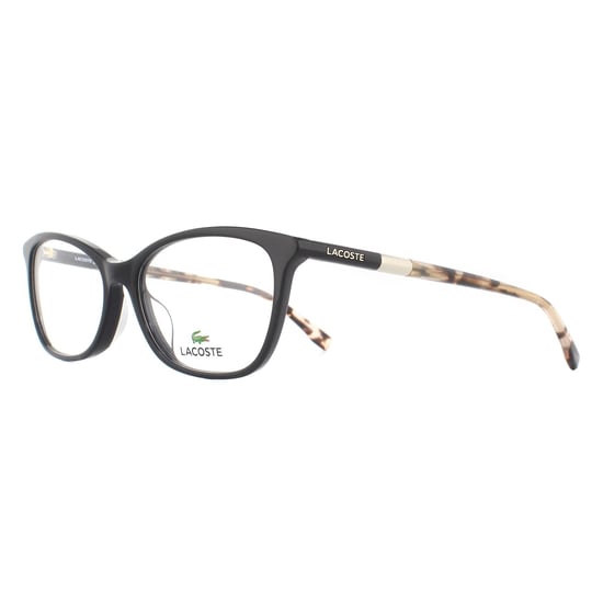 Lacoste Cats Eye Black and Havana Womens Glasses Frames