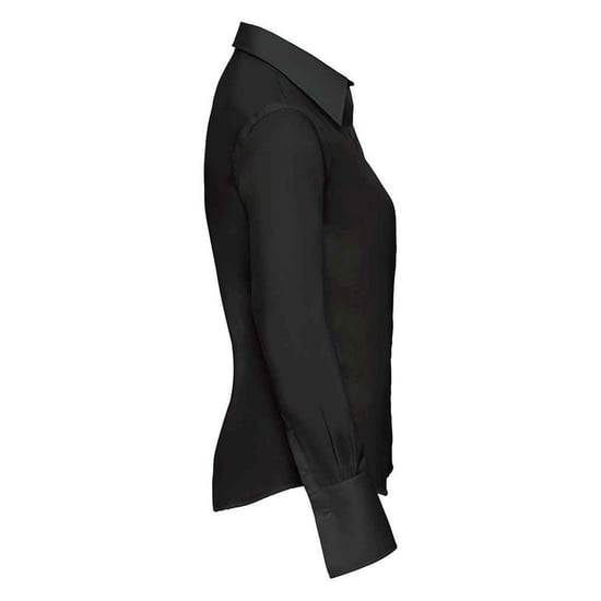 Russell Collection Womens/Ladies Ultimate Non-Iron Long-Sleeved Shirt (Black)