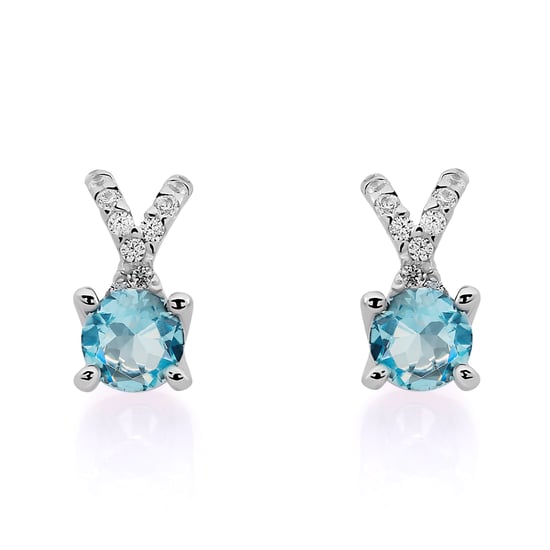 Orphelia 'Maya' Dames 925 Sterling Zilveren Oorbellen - Zilver ZO-7478/AQ - Image 1