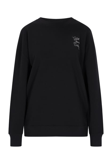 Dreimaster Sweatshirt Dames zwart - Image 1