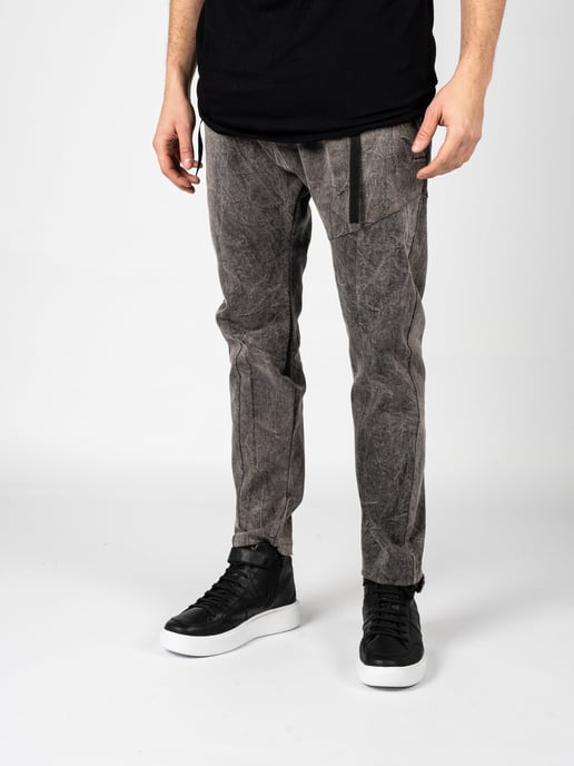 La Haine Inside Us Trousers LM048 Men's Grey - Image 3