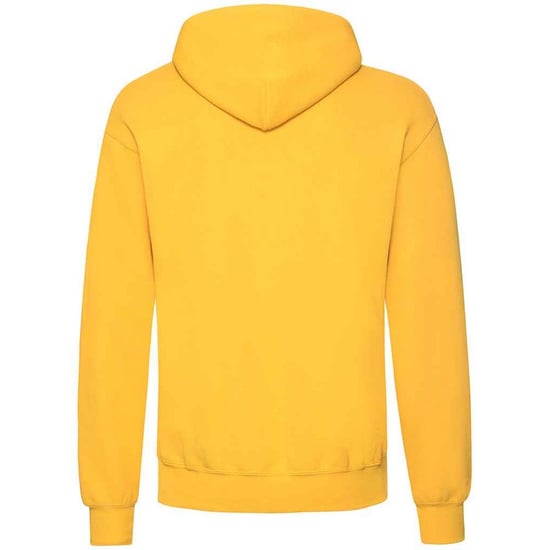 Fruit of the Loom Volwassenen Unisex klassiek sweatshirt met capuchon (Zonnebloem) - Image 2