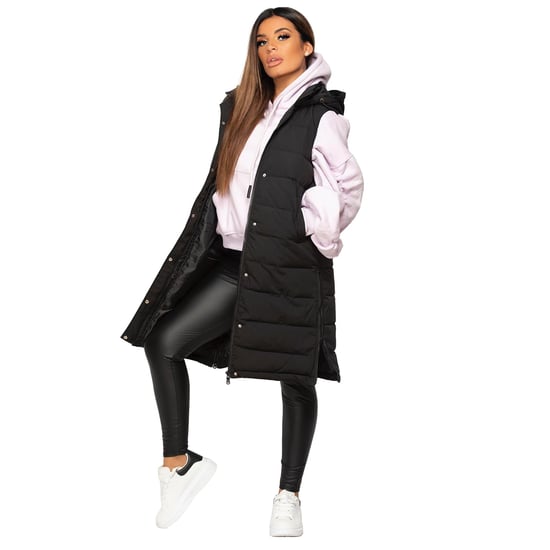 Jess Womens Sleeveless Puffer Gilet Long Padded