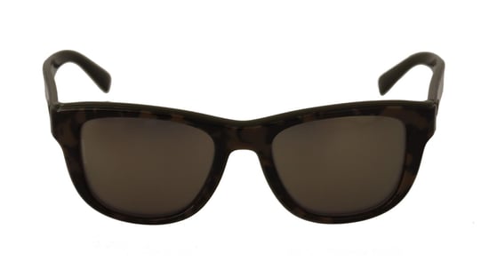 Dolce & Gabbana Men's Brown Mirror Lens Plastic Full Rim Sunglasses