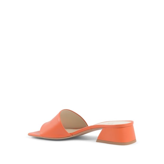 19V69 Italia Womens Sandal Orange NEPER NAPPA ARANCIO - Image 3