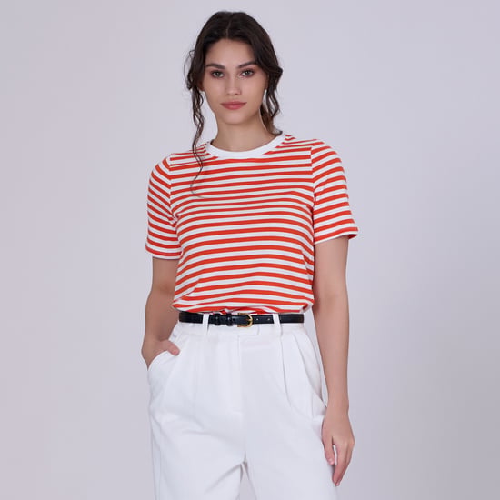 Stripes Cotton T-shirt - Image 6