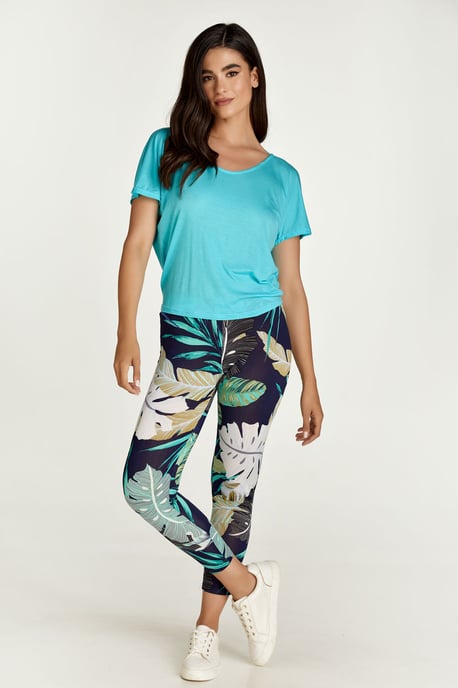 Leaf Print Leggings