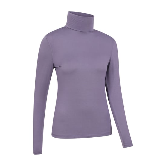 Mountain Warehouse Dames/Dames Keep The Heat Isotherm Roll Neck Basislaag Top (Donker paars) - Image 4
